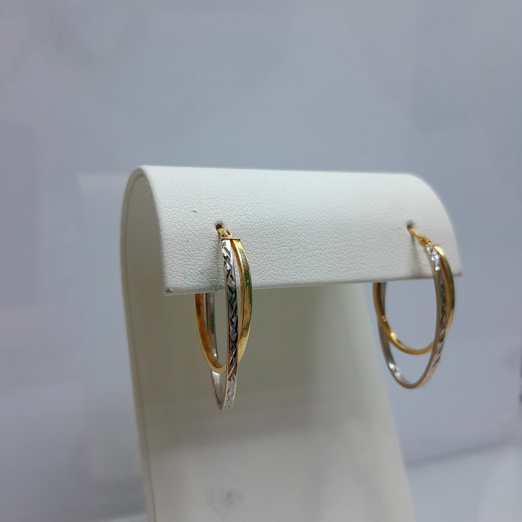 ARRACADAS PAR ORO 14 K 1.8 GRMS (SEMINUEVO)