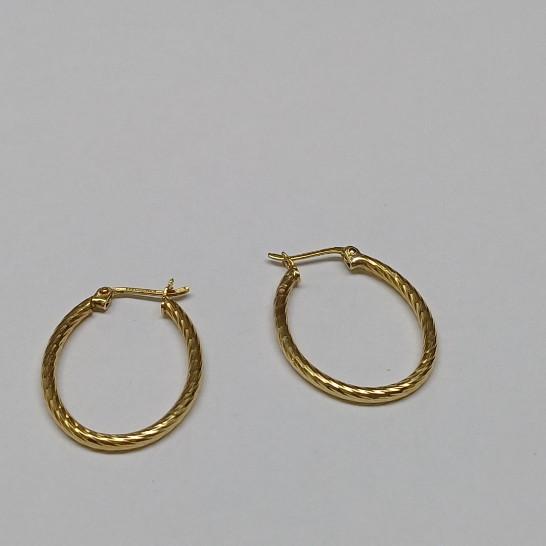 ARRACADAS PAR ORO 10 K 1,80 GRMS (SEMINUEVO)