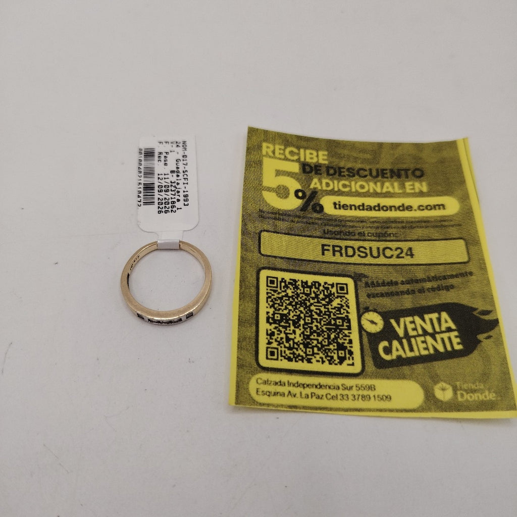 ANILLO ORO 10 K 2.4 GRMS (SEMINUEVO)