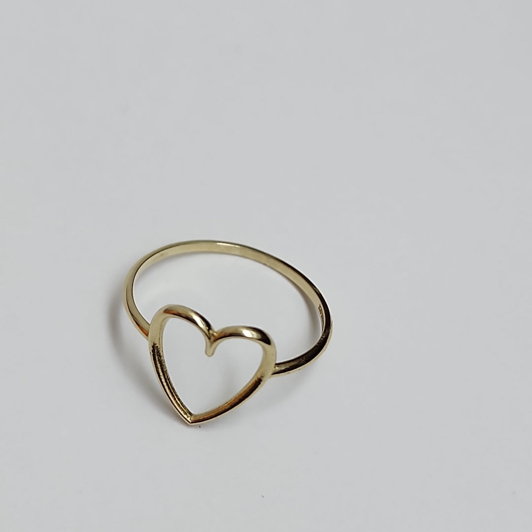 ANILLOS ANILLITO FIG CORAZON 10K TALLA 7 0.8 GR (NUEVO)