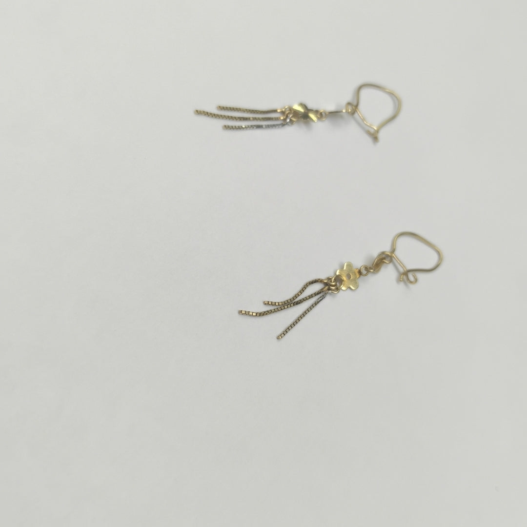 ARETES PAR ORO 10 K 1.1 GRMS (SEMINUEVO)