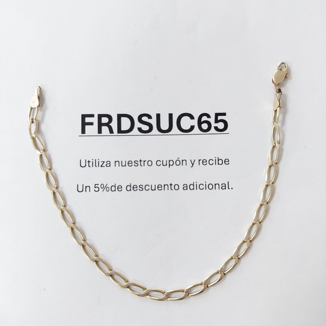 PULSERA ORO 10 K 3.7 GRMS (SEMINUEVO)