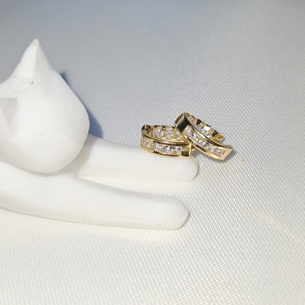 ARRACADAS PAR ORO 14 K 1,10 GRMS (SEMINUEVO)