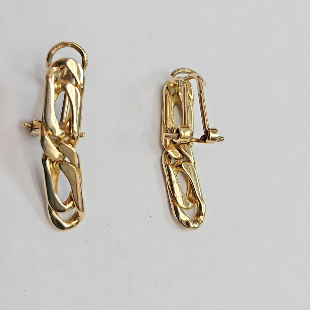 ARETES PAR ORO 14 K 5.6 GRMS (SEMINUEVO)