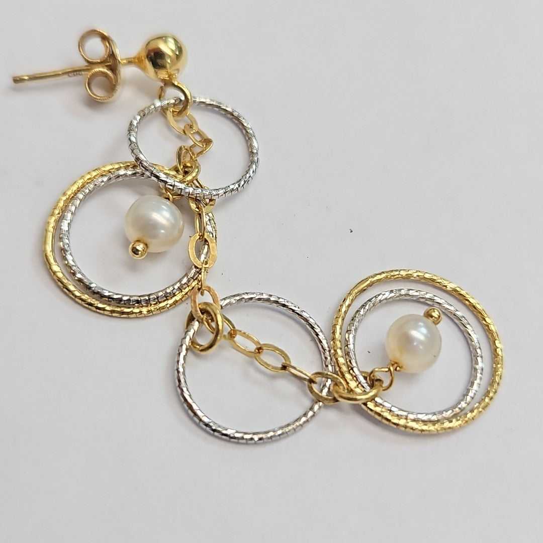 ARETES PAR ORO 14 K 4.5 GRMS (SEMINUEVO)