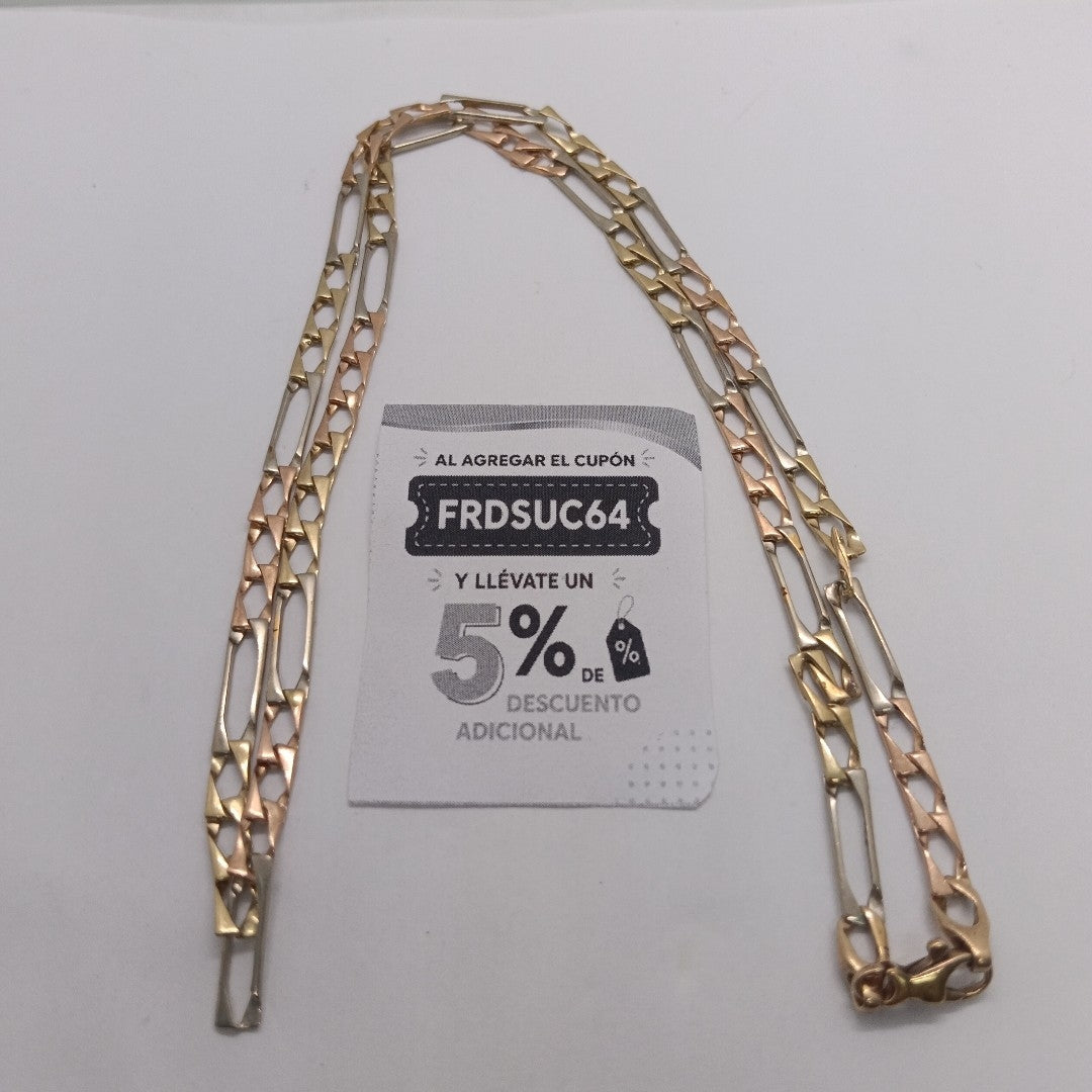 CADENA ORO COMBINADO 14 K 15,70 GRMS (SEMINUEVO)