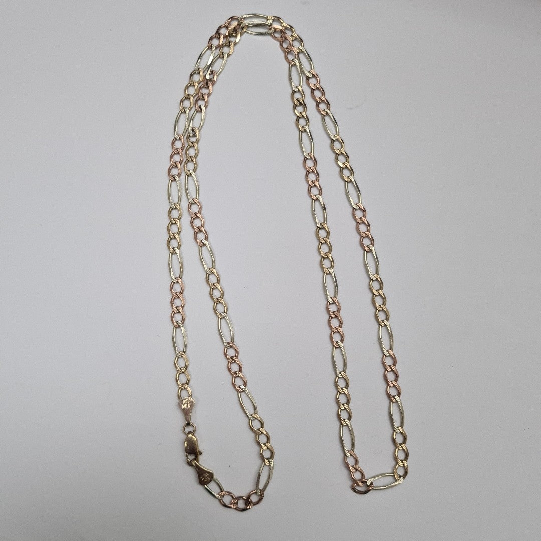 CADENA ORO, ORO COMBINADO 10 K 12.9 GRMS (SEMINUEVO)