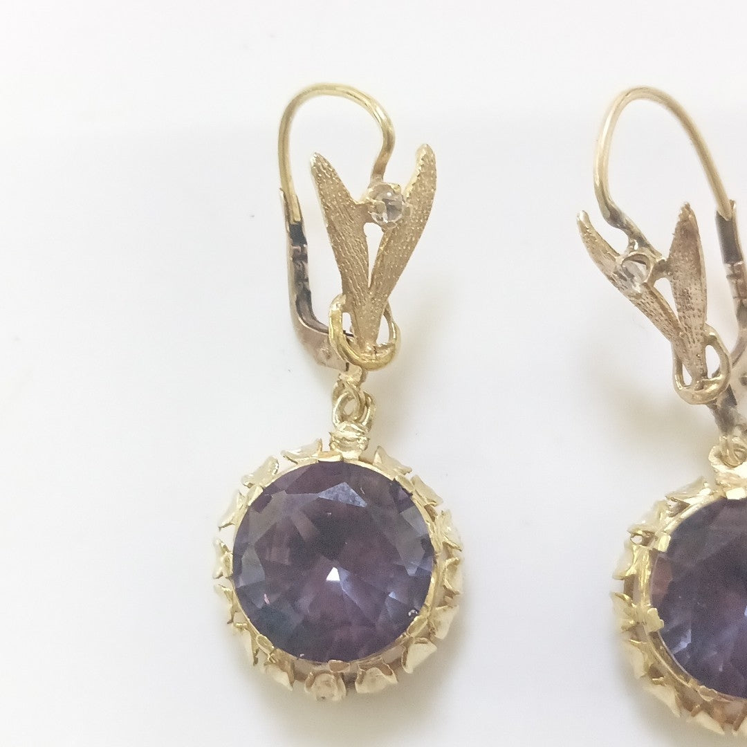 ARETES PAR ORO 10 K 5,10 GRMS (SEMINUEVO)