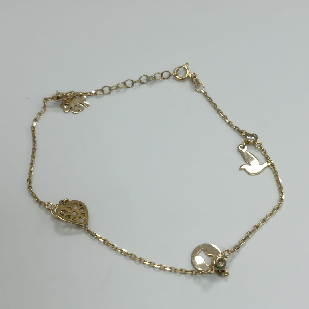 PULSERA ORO 14 K 2.7 GRMS (SEMINUEVO)