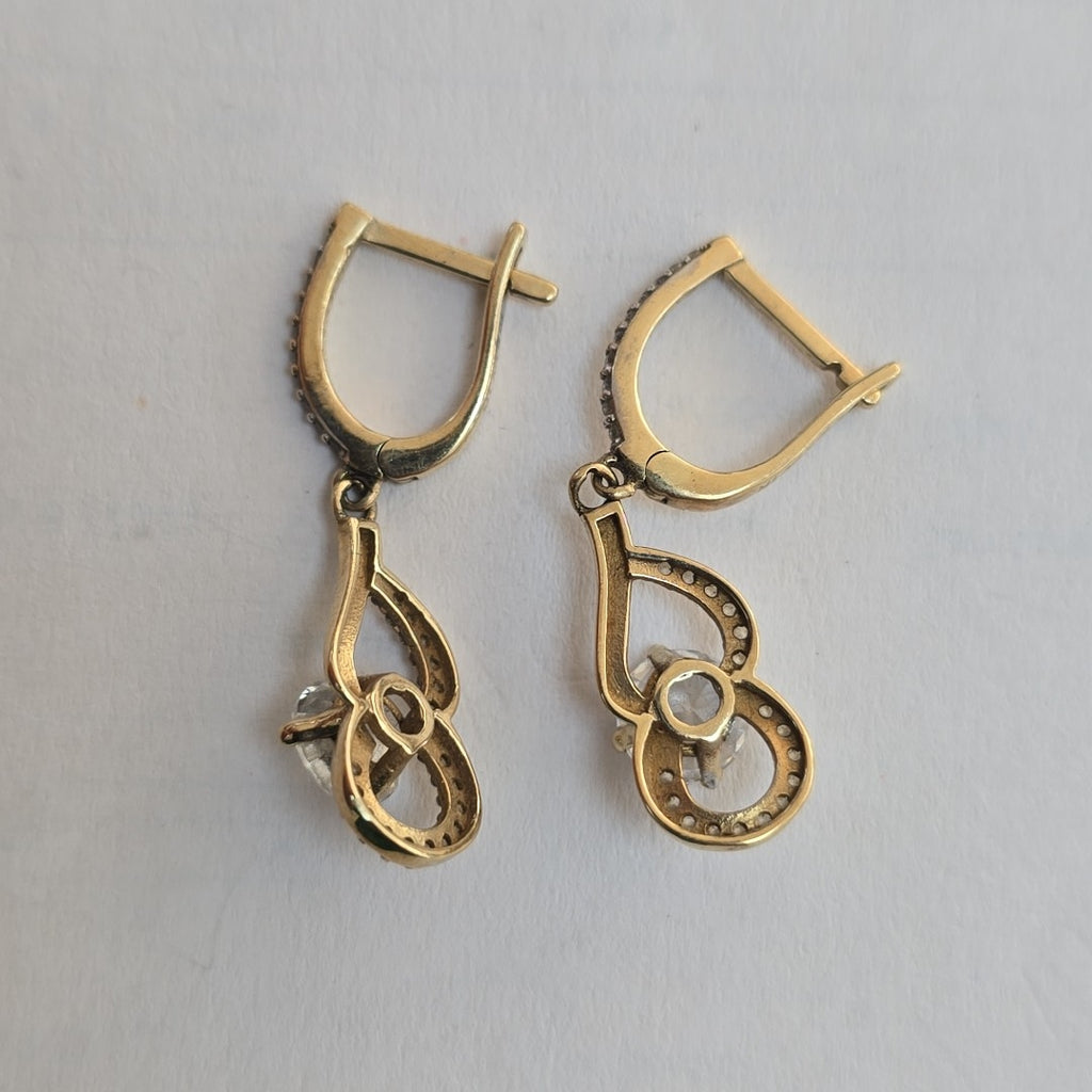 ARETES PAR ORO 10 K 3,60 GRMS (SEMINUEVO)