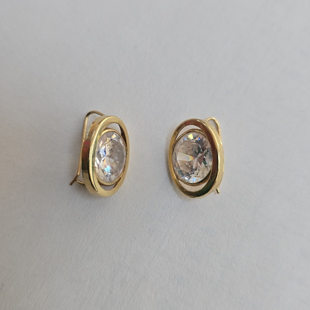 ARETES PAR ORO 10 K 3.5 GRMS (SEMINUEVO)