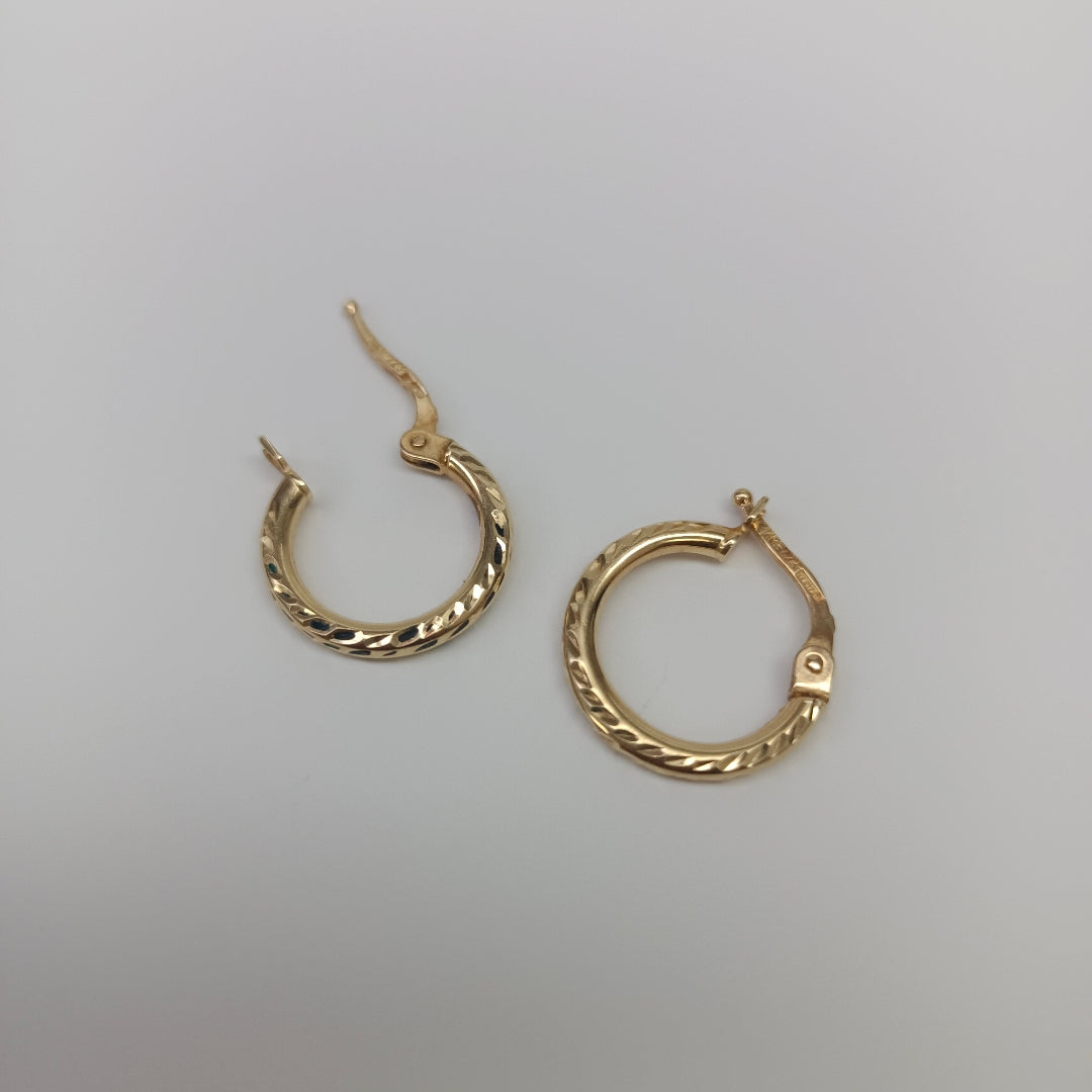 ARRACADAS PAR ORO 14 K 1,10 GRMS (SEMINUEVO)