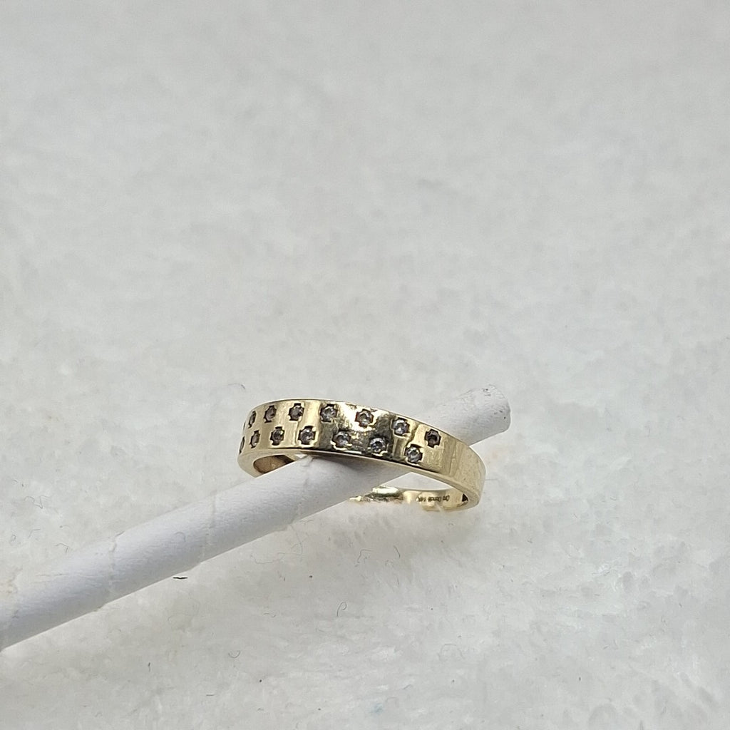 ANILLO ORO 14 K 2 GRMS (SEMINUEVO)