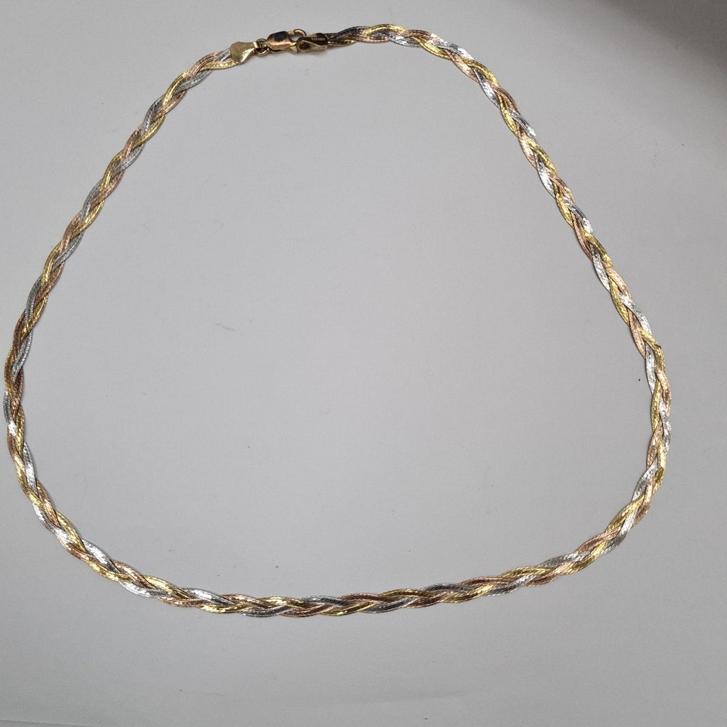 GARGANTILLA ORO COMBINADO 10 K 5,70 GRMS (SEMINUEVO)