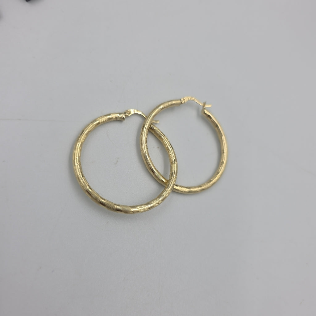 ARETES ARRACADA LABRADA 10K 4 GR (NUEVO)