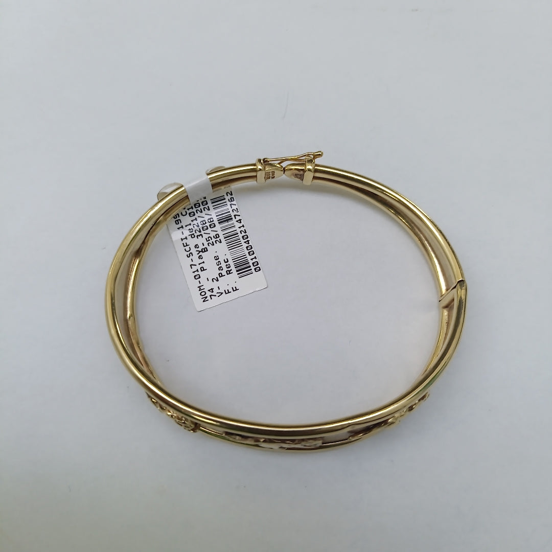 PULSERA RIGIDA ORO 14 K 14.7 GRMS (SEMINUEVO)