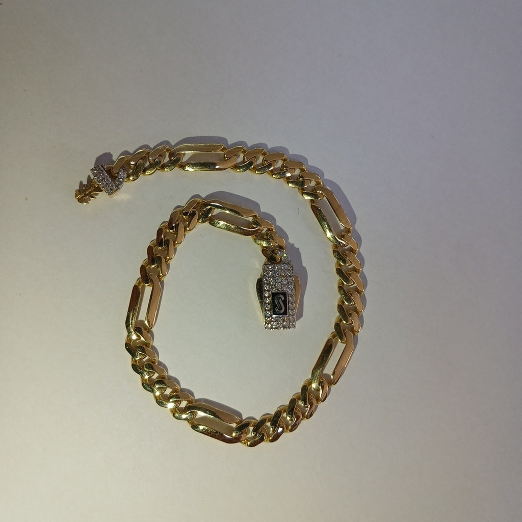 PULSERA MONACO ORO 14K 5.4 (NUEVO)