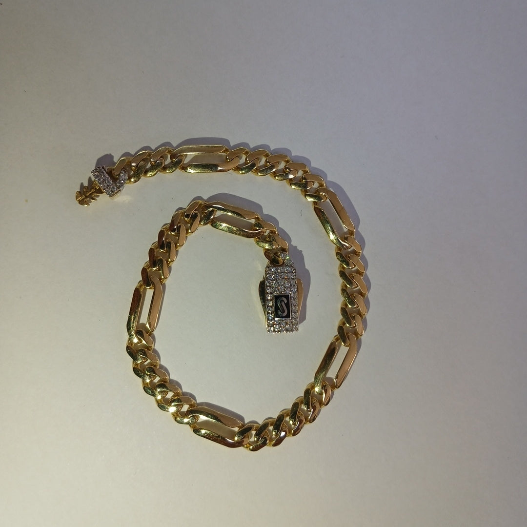 PULSERA MONACO ORO 14K 5.4 (NUEVO)