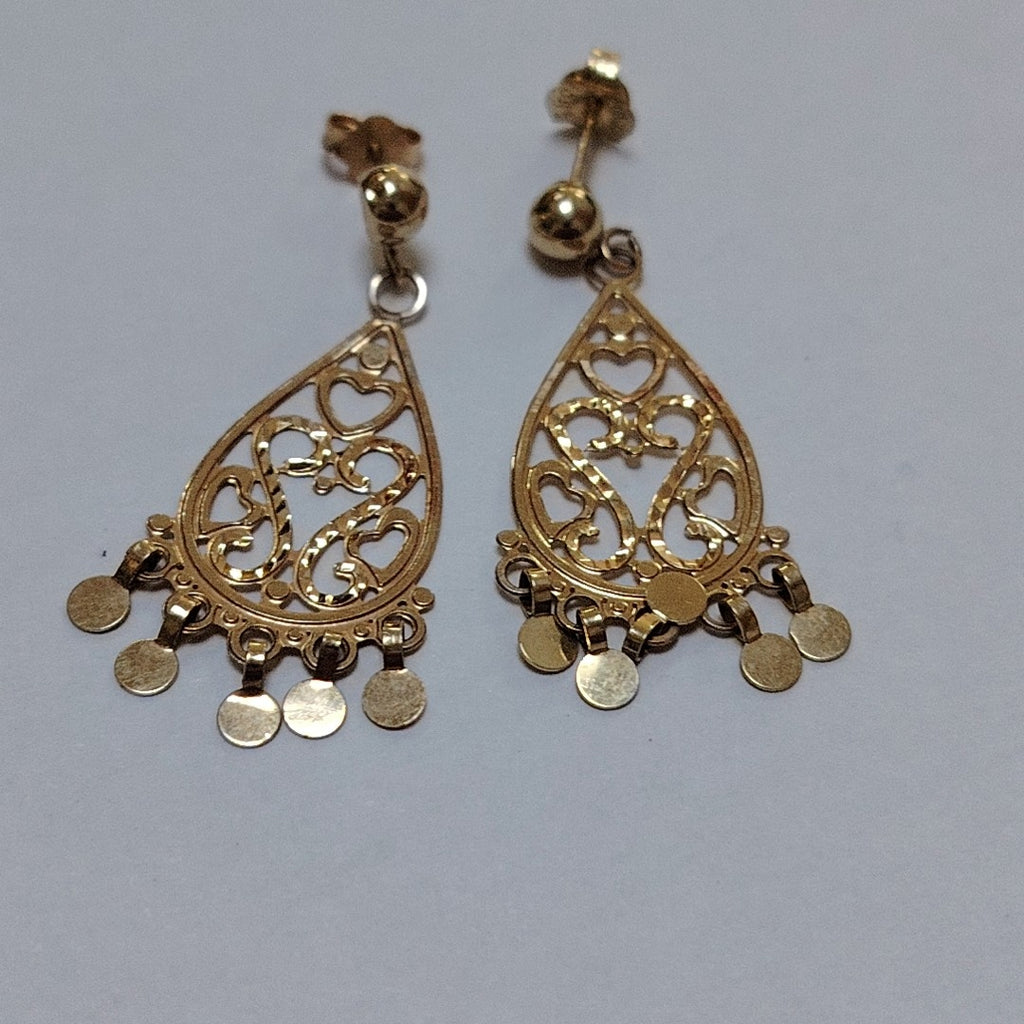 ARETES PAR ORO 10 K 1,40 GRMS (SEMINUEVO)