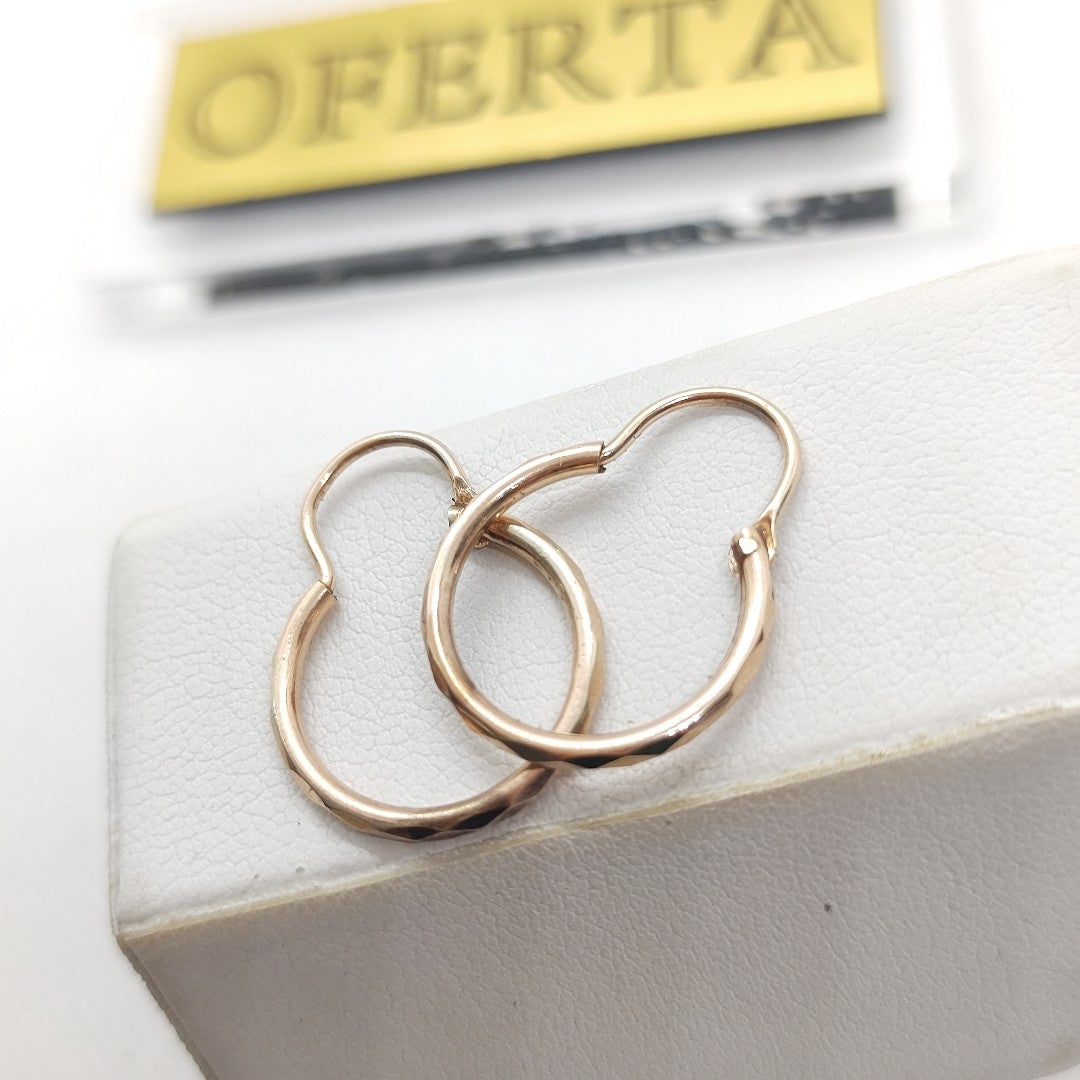ARETES PAR ORO 8 K 1.3 GRMS (SEMINUEVO)