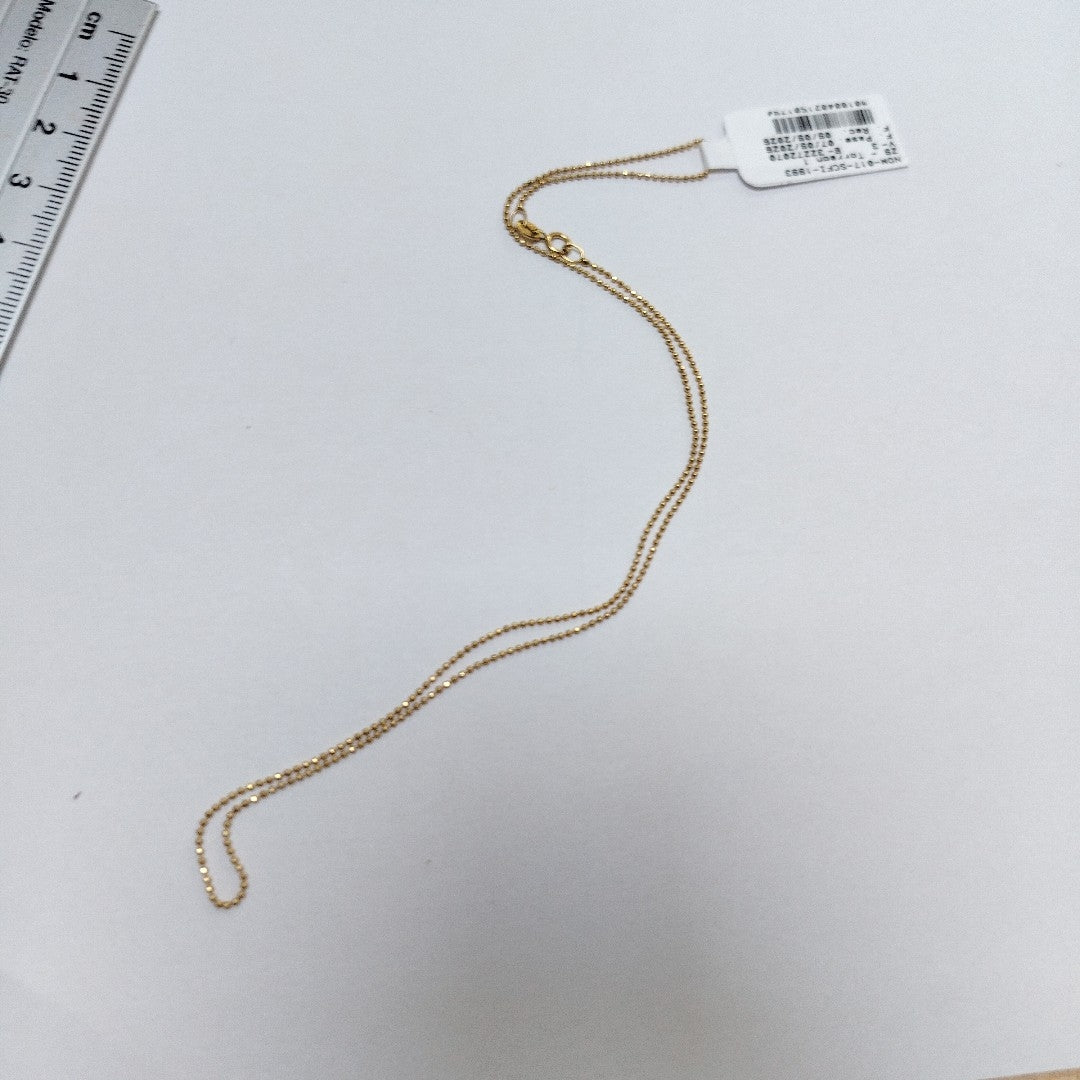 CADENA ORO 18 K 1.7 GRMS (SEMINUEVO)
