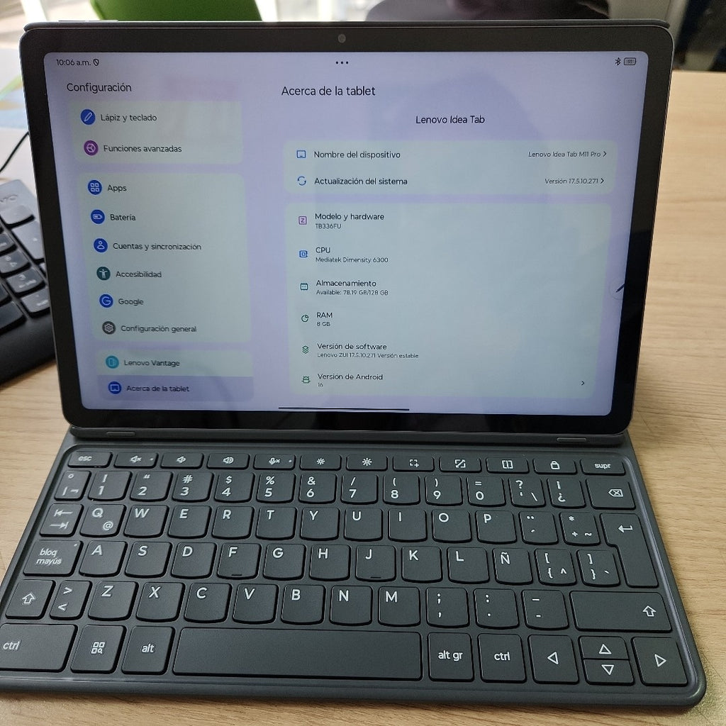 TABLETA LENOVO IDEATAB TB336FU (2025) 128 GB 8 GB RAM (SEMINUEVO)