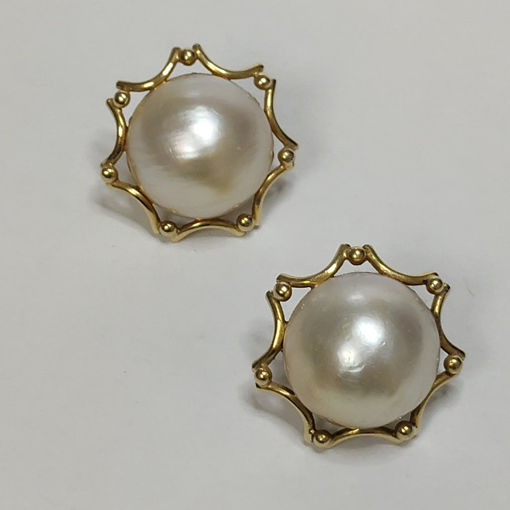 ARETES PAR ORO 14 K 17,20 GRMS (SEMINUEVO)