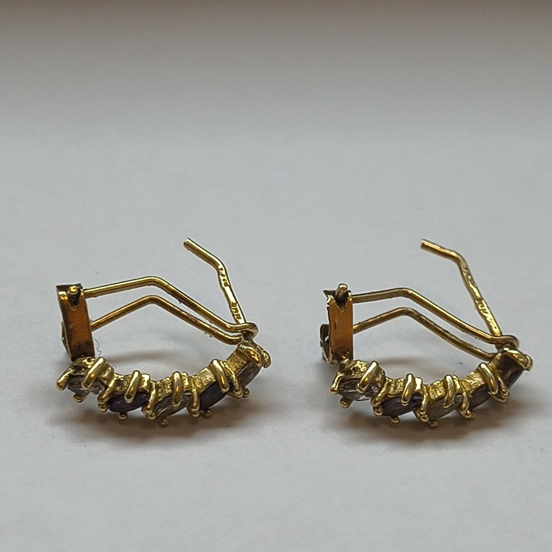 ARETES PAR ORO 10 K 2.6 GRMS (SEMINUEVO)