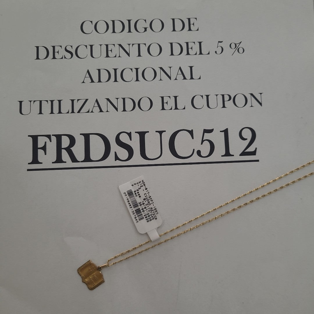 CADENA ORO 10 K 2.2 GRMS (SEMINUEVO)