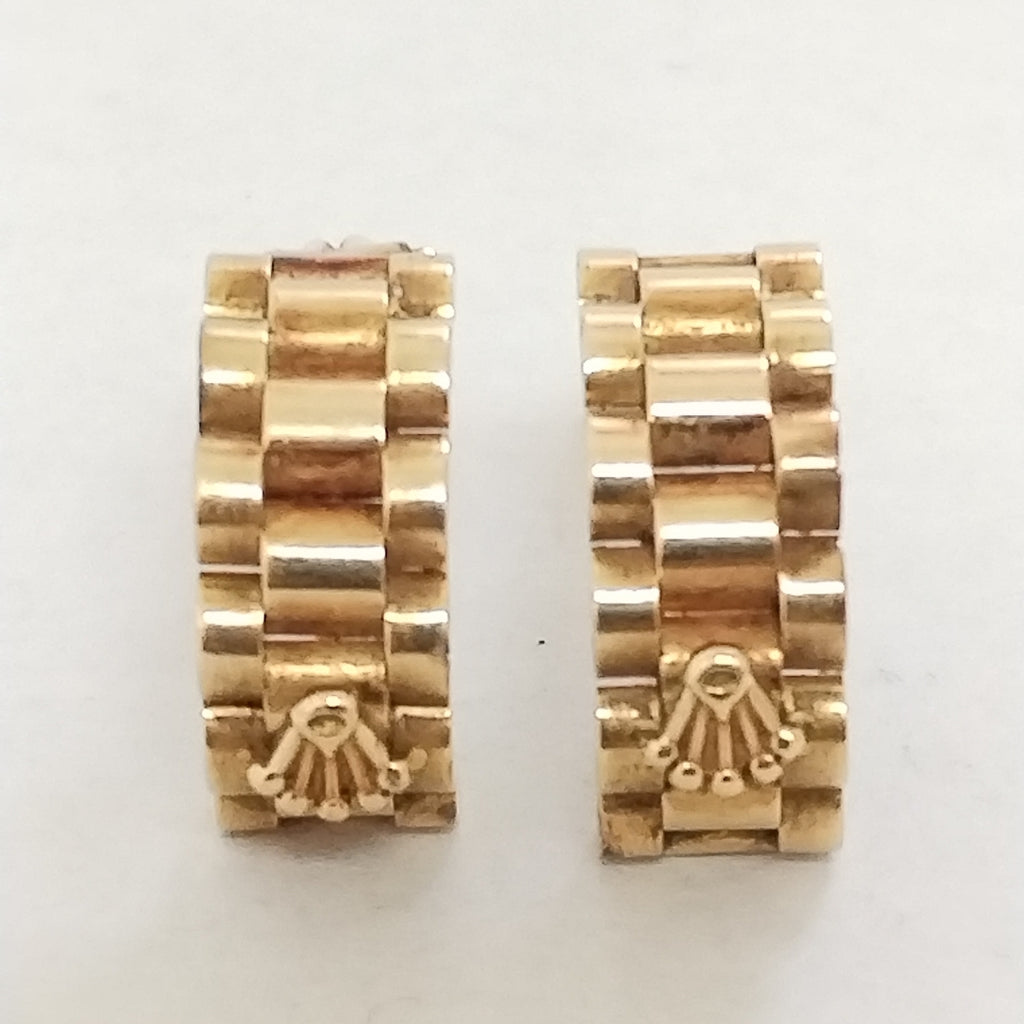 ARETES PAR ORO 14 K 11,30 GRMS (SEMINUEVO)