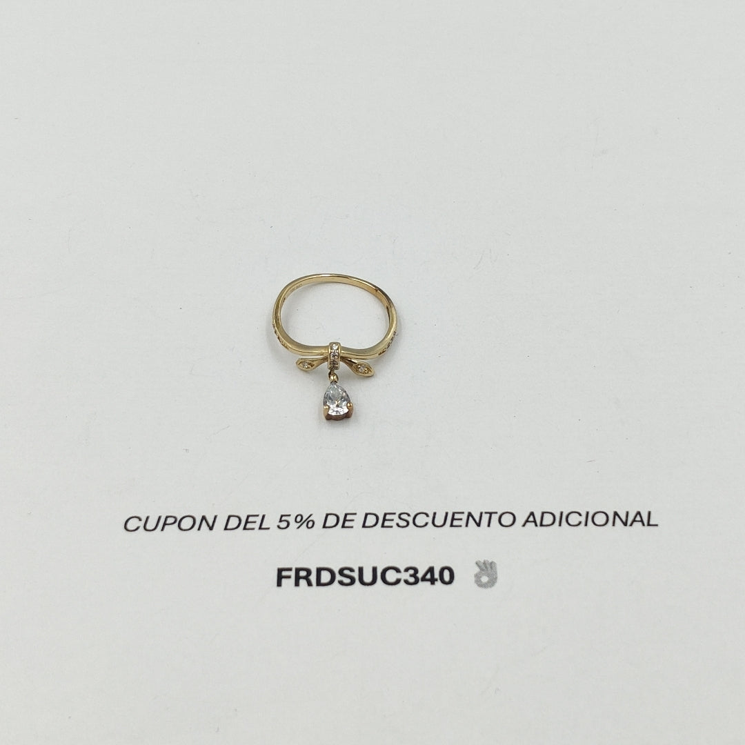ANILLITO,DIJE ORO 10 K 1,50 GRMS (SEMINUEVO)