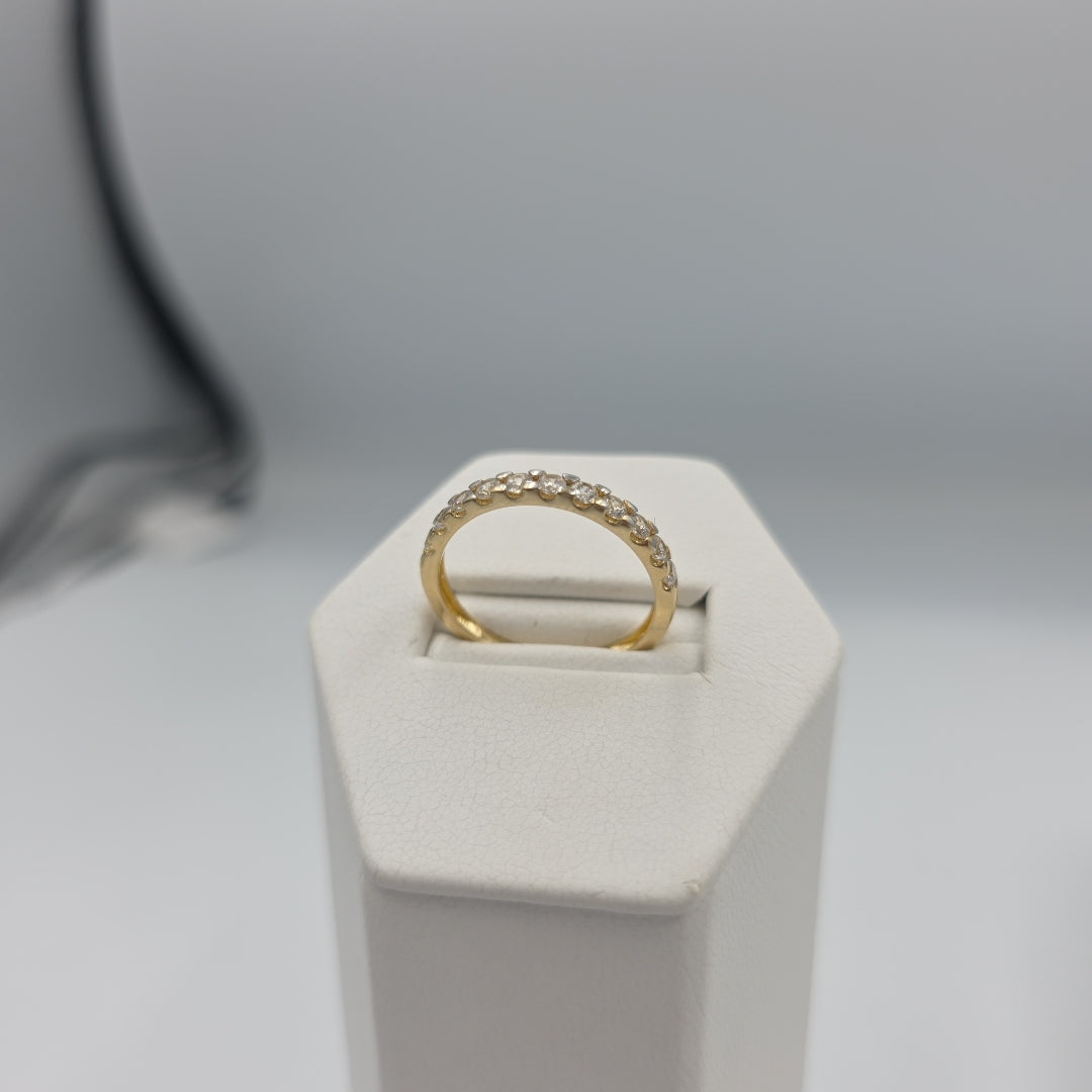 ANILLO ANILLITO MEDIA CHURUMBELA 14K 8 TALLA 2.1 GR (NUEVO)
