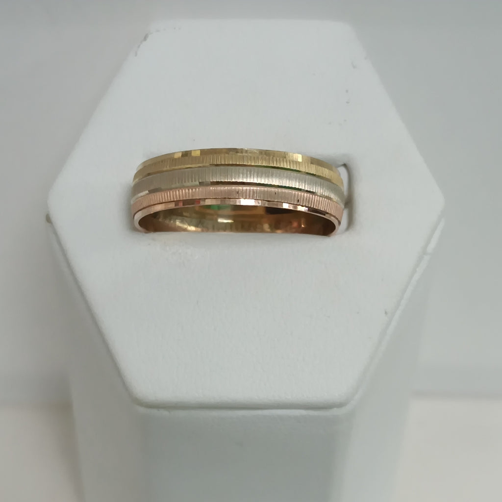 ARGOLLA ORO COMBINADO 14 K 2,60 GRMS (SEMINUEVO)