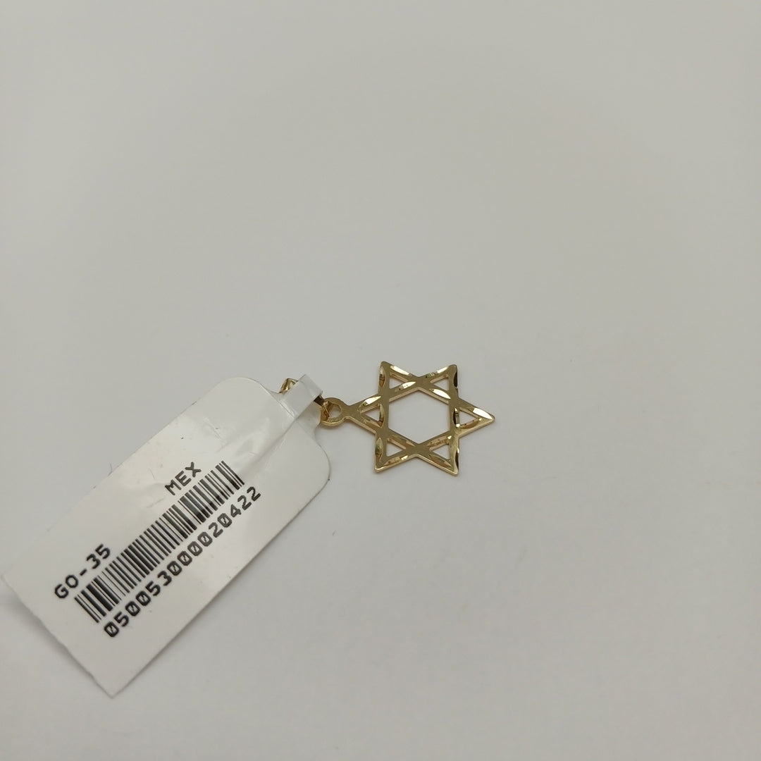 DIJE TEJIDO ESTRELLA DE DAVID 14K 0.6 GR (NUEVO)