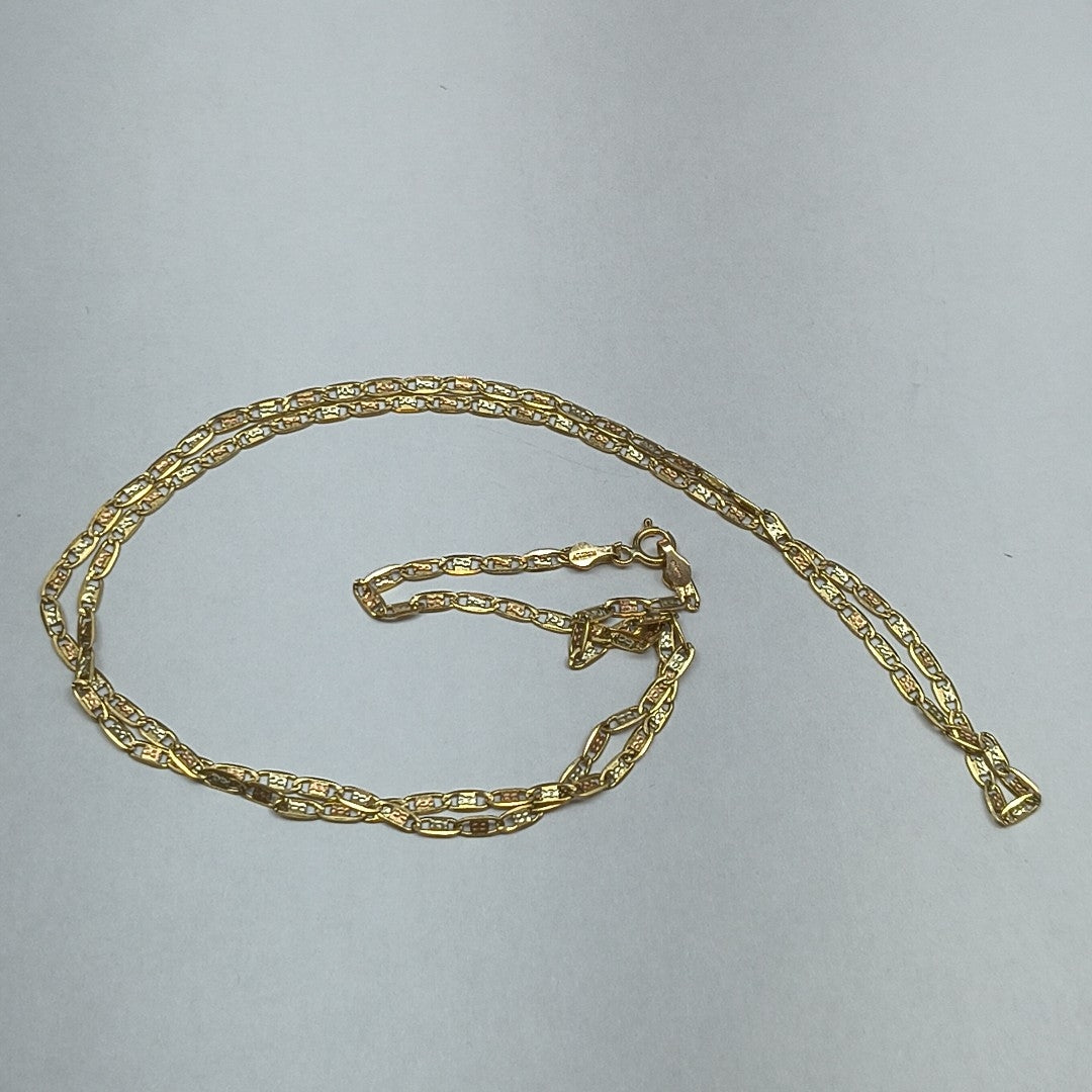 CADENA ORO COMBINADO 10 K 2.6 GRMS (SEMINUEVO)