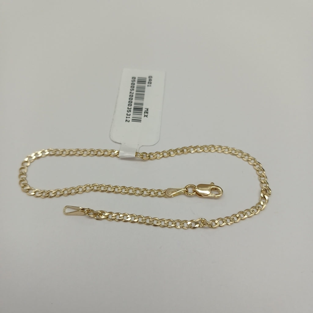 PULSERA BARBADA 14K 21 CM 2.3 GR (NUEVO)