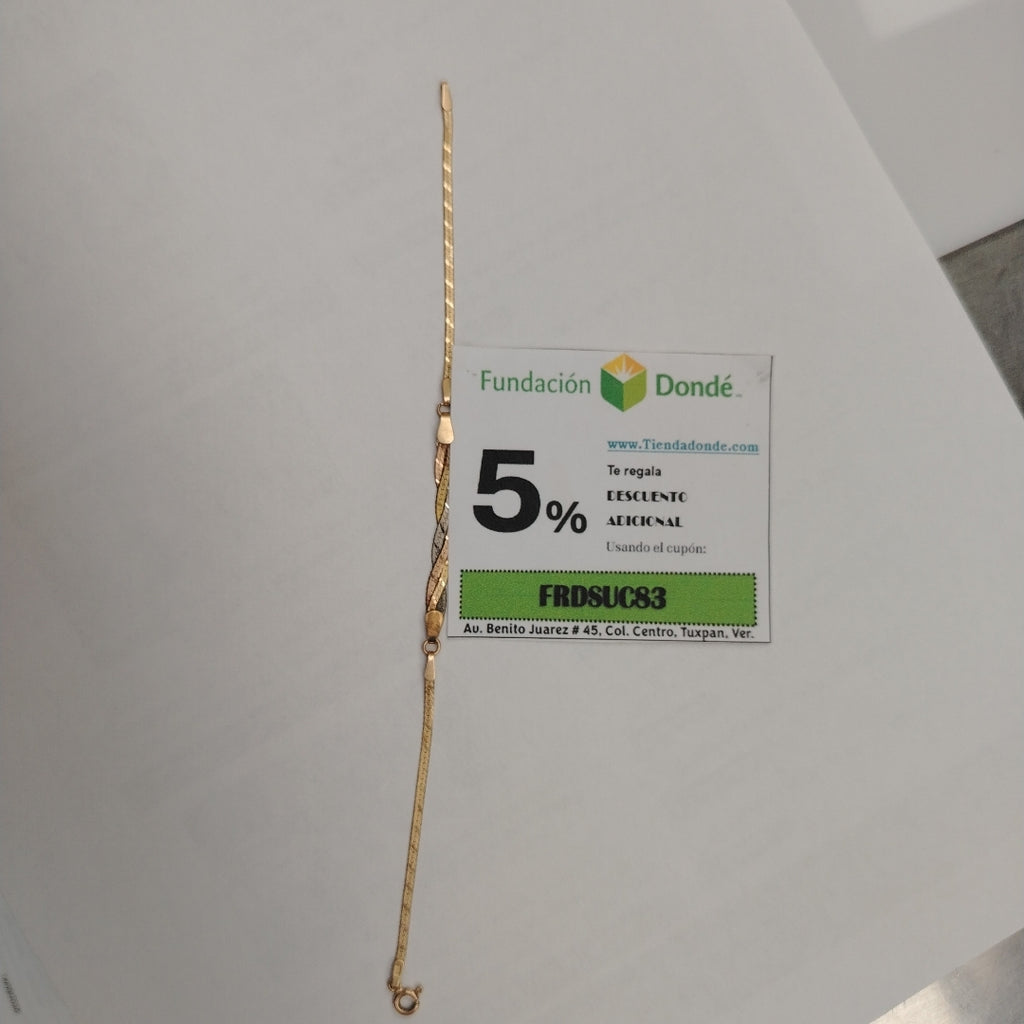 PULSERA ORO,RODIADO 14 K 2,20 GRMS (SEMINUEVO)