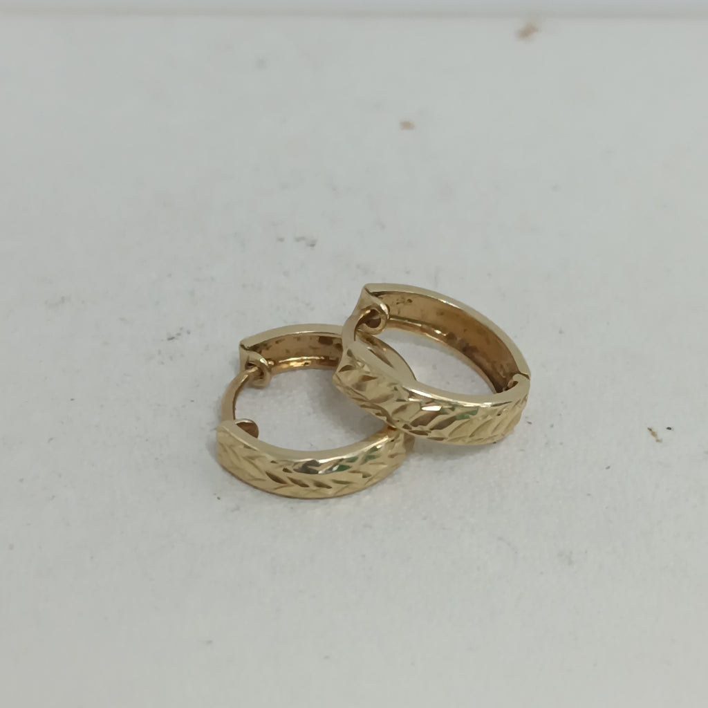 ARRACADAS PAR ORO 14 K 1.2 GRMS (SEMINUEVO)