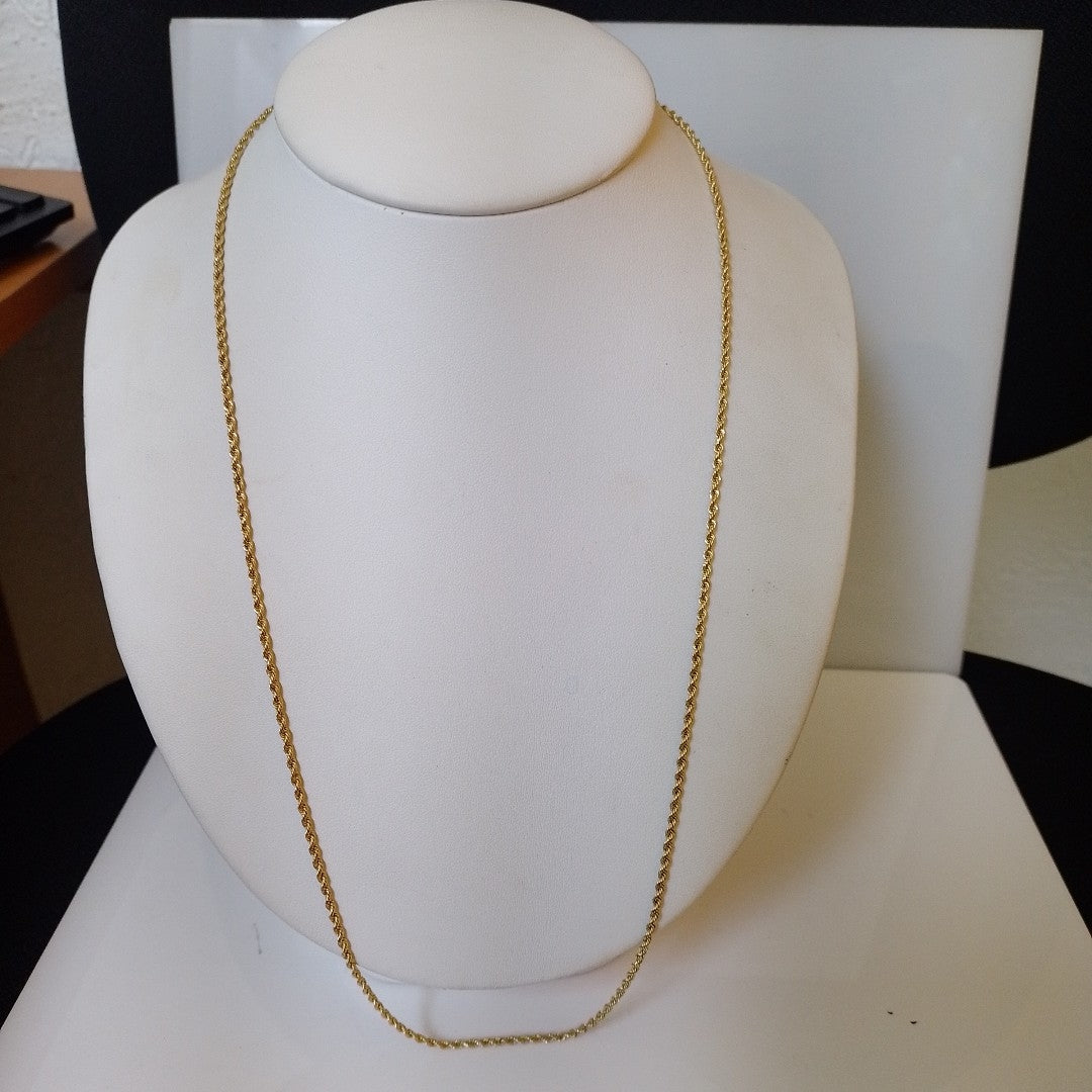 CADENA ORO 14 K 3.5 GRMS (SEMINUEVO)