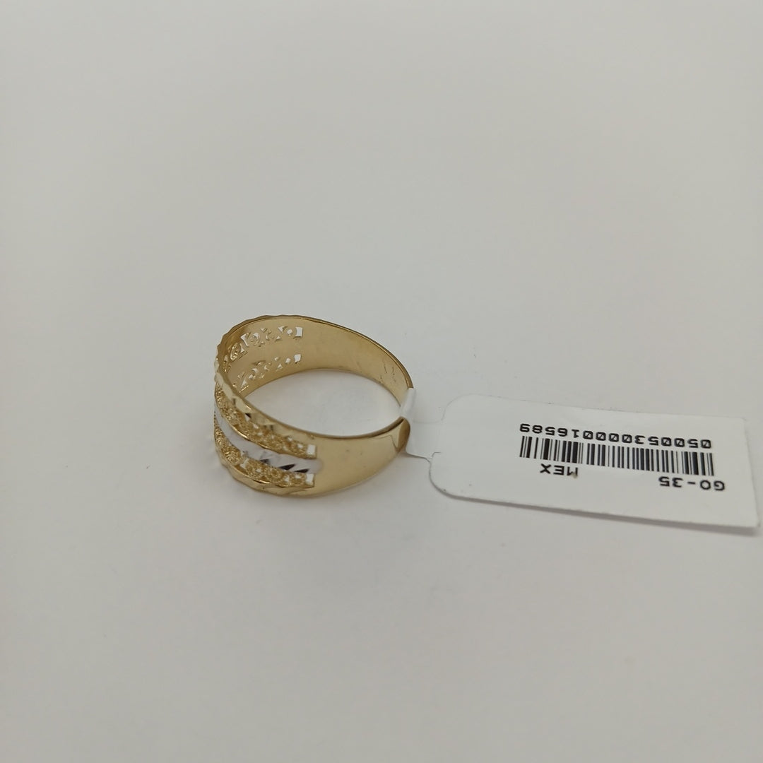 ANILLOS TIPO FILIGRANA 14K TALLA 8.5 2.8 GR (NUEVO)