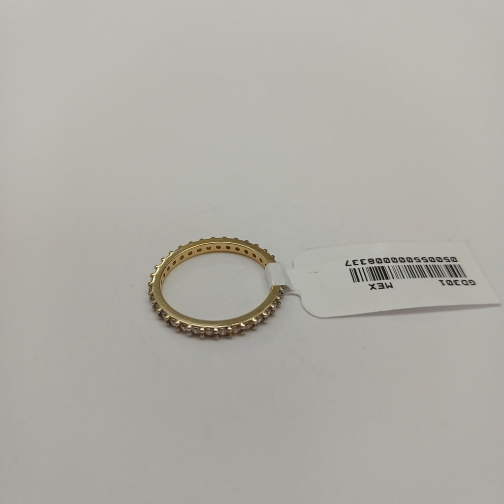 ANILLO ANILLITO CHURUMBELA C CIRCONIAS 14K 6.5 TALLA 1.9 GR (NUEVO)