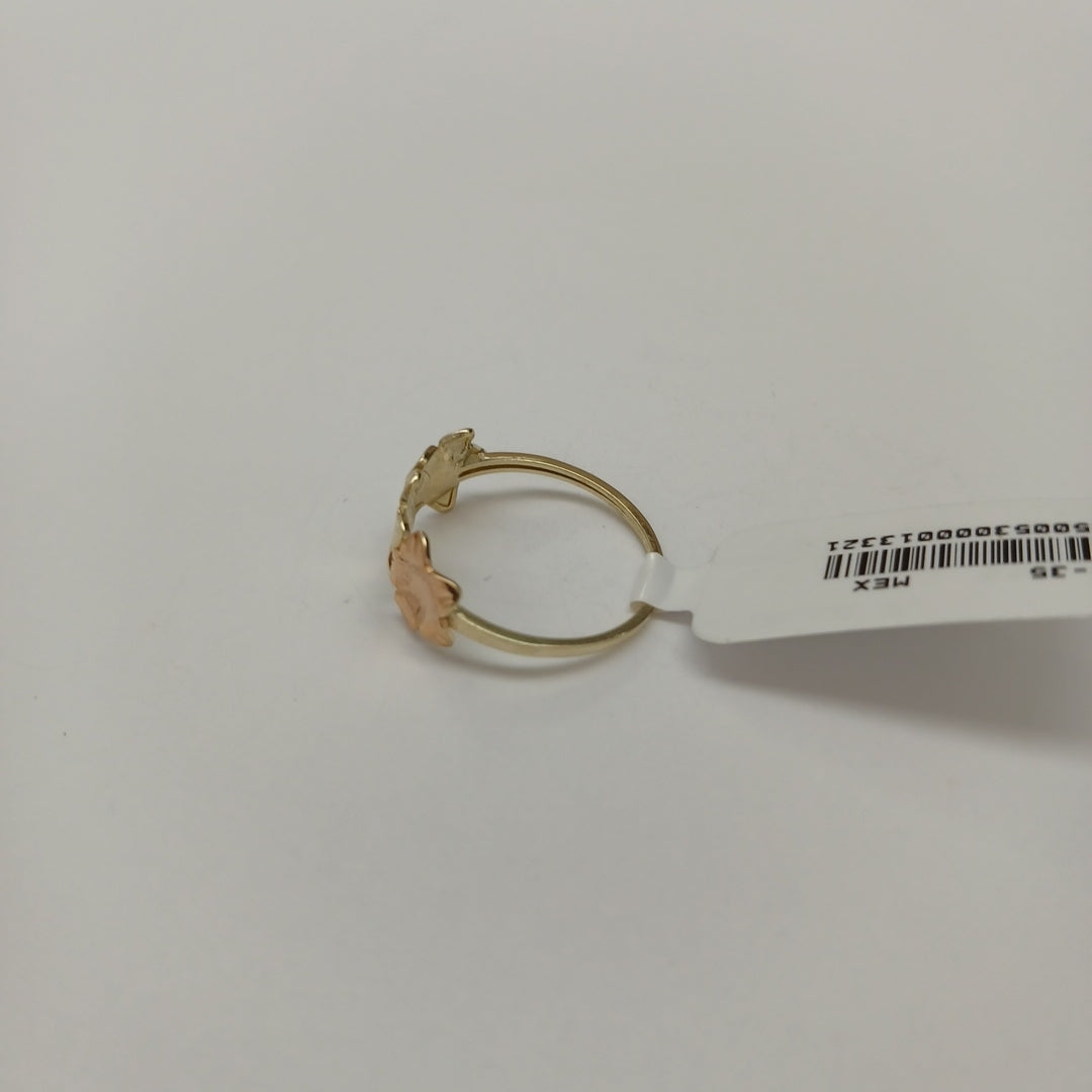 ANILLOS ANILLITO FIG FLORES 10K TALLA 7 1.3 GR (NUEVO)