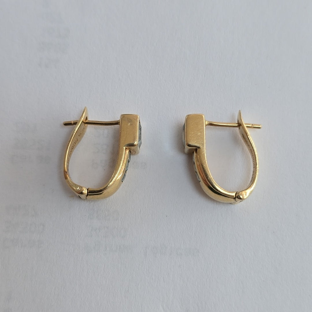 ARETES PAR ORO 14 K 5.9 GRMS (SEMINUEVO)