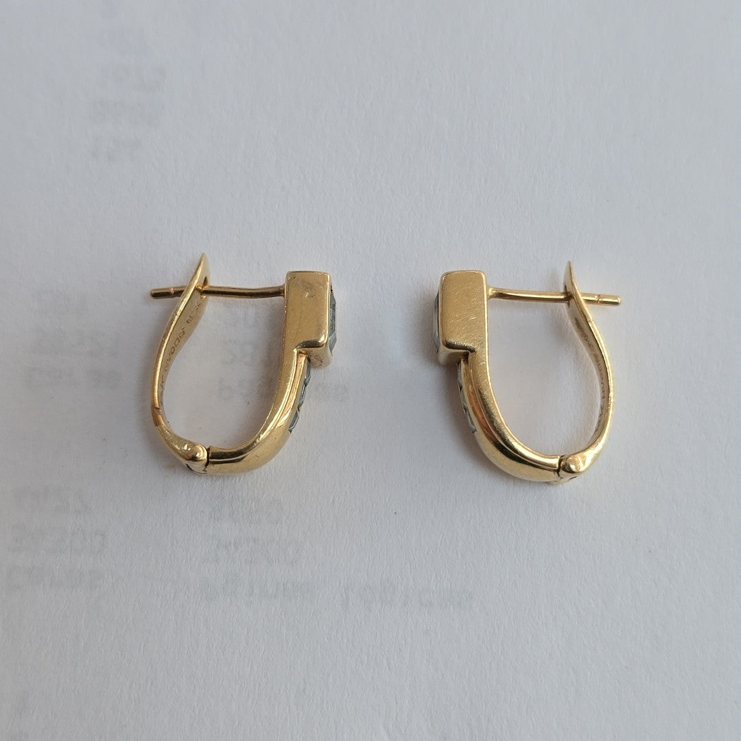 ARETES PAR ORO 14 K 5.9 GRMS (SEMINUEVO)