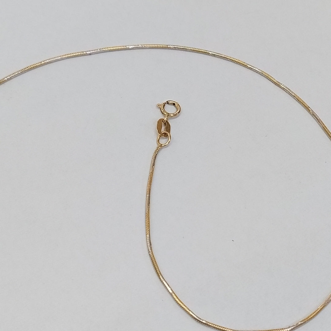 CADENA ORO 14 K 2,50 GRMS (SEMINUEVO)