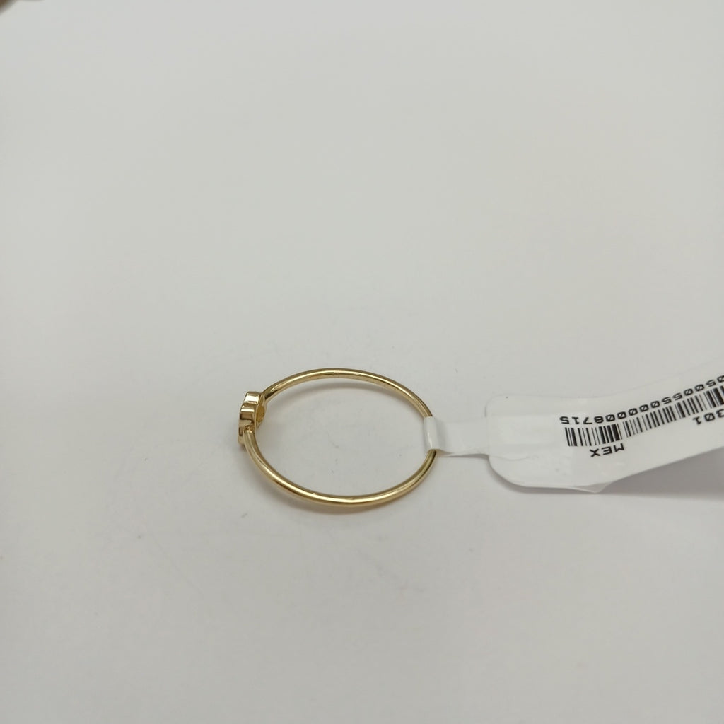ANILLO ANILLITO MARIPOSA C CIRCONIAS 14K 9 TALLA 1.1 GR (NUEVO)