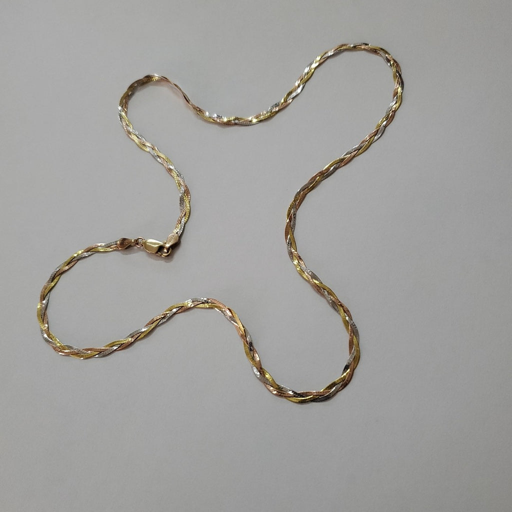 CADENA ORO COMBINADO 10 K 4,10 GRMS (SEMINUEVO)