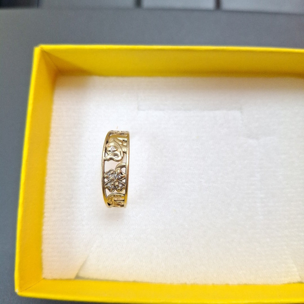ARGOLLA DE LA SUERTE ORO 10 K 1,70 GRMS (SEMINUEVO)