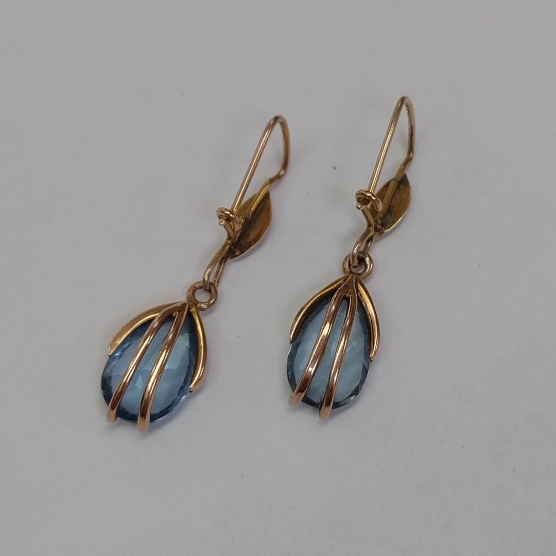 ARETES PAR ORO 10 K 6,70 GRMS (SEMINUEVO)