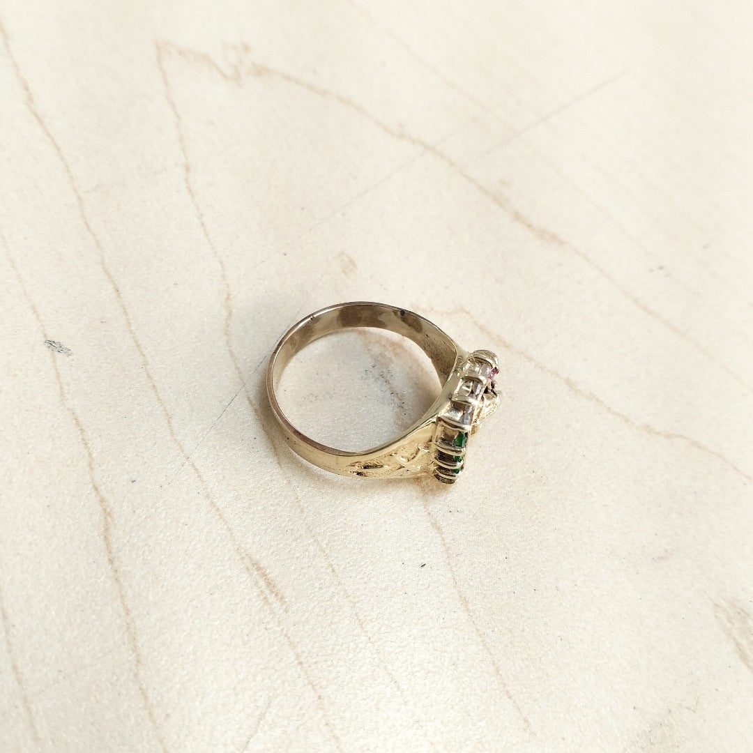 ANILLO ORO 10 K 6,00 GRMS (SEMINUEVO)